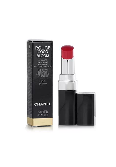 chanel rouge coco bloom 136 destiny|Chanel Destiny (136) Rouge Coco Bloom Lip Colour .